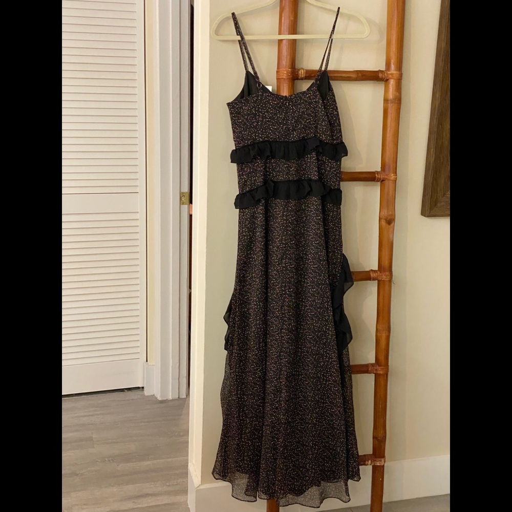 RACHEL ROY LETA RUFFLE SIZE 2 MAXI DRESS - Picture 4 of 16